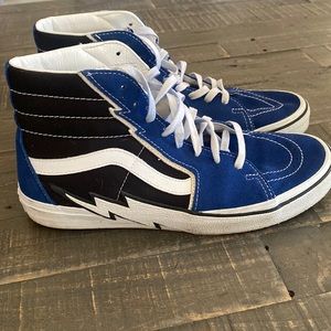 Vans Black & Blue High Tops